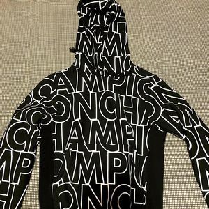 Champion Reverse Weave Hoodie Block Texts Men (S)